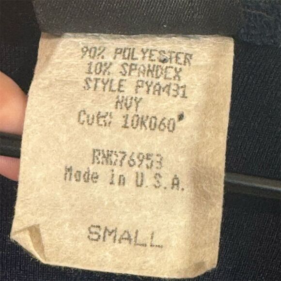 Y2K Knapp Studio Floral Mini Dress S Navy Cap Sleeve Made in USA Retro Grunge - Picture 7 of 7